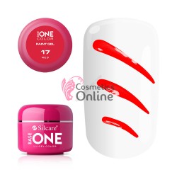 Gel UV Base One Silcare pentru pictura, carving, rosu